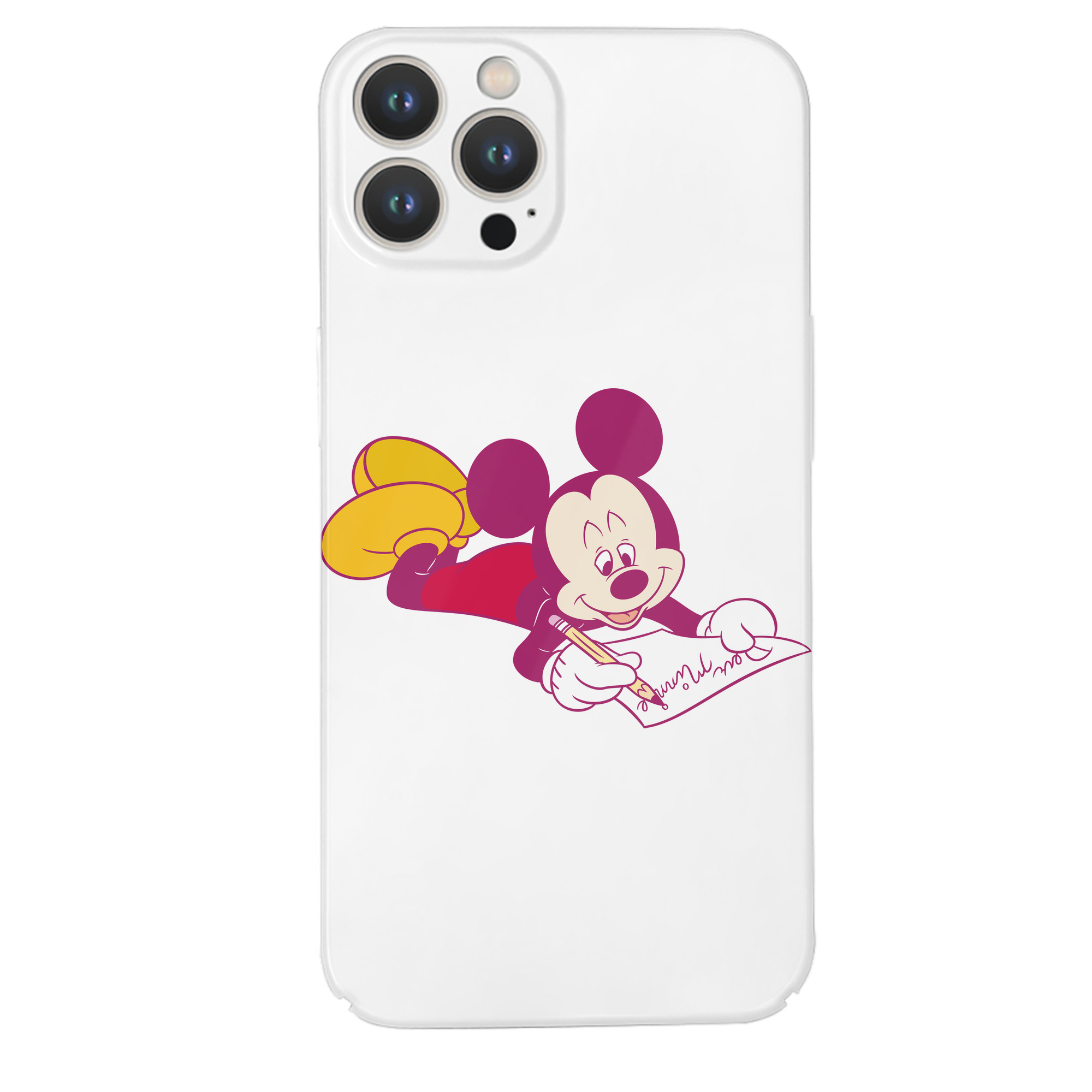 （画像用） ミッキーマウス Mickey Mouse 【iPhone 14シリーズ対応】ハードケース